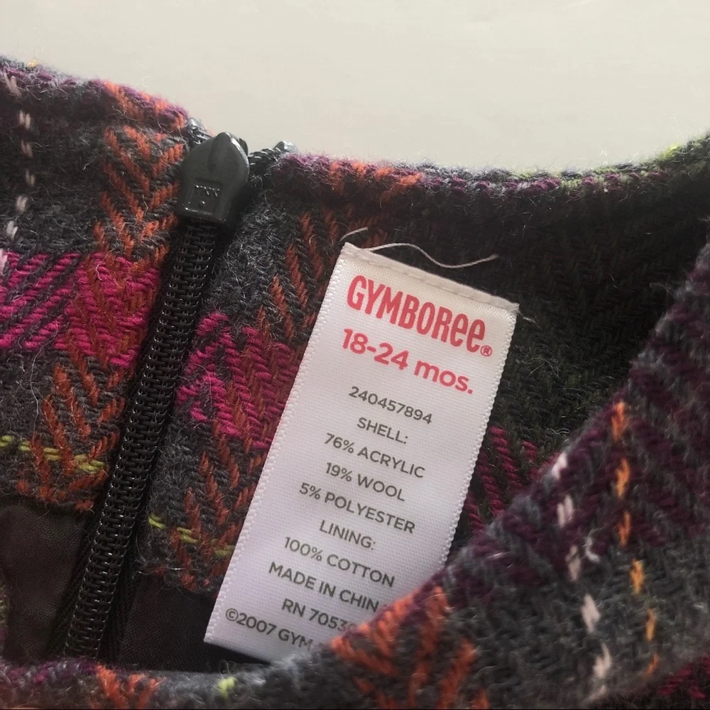 Gymboree wool plaid